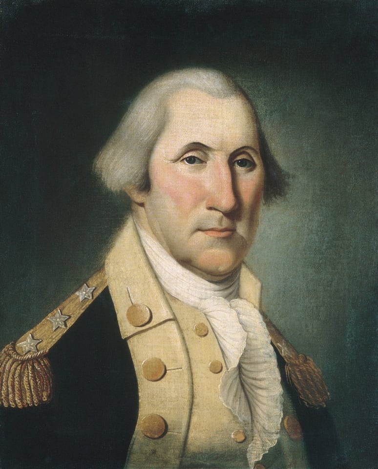 George Washington, by Charles Peale Polk, ca. 1790