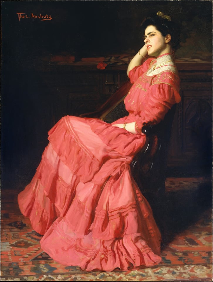 A Rose, by Thomas Anshutz, 1907