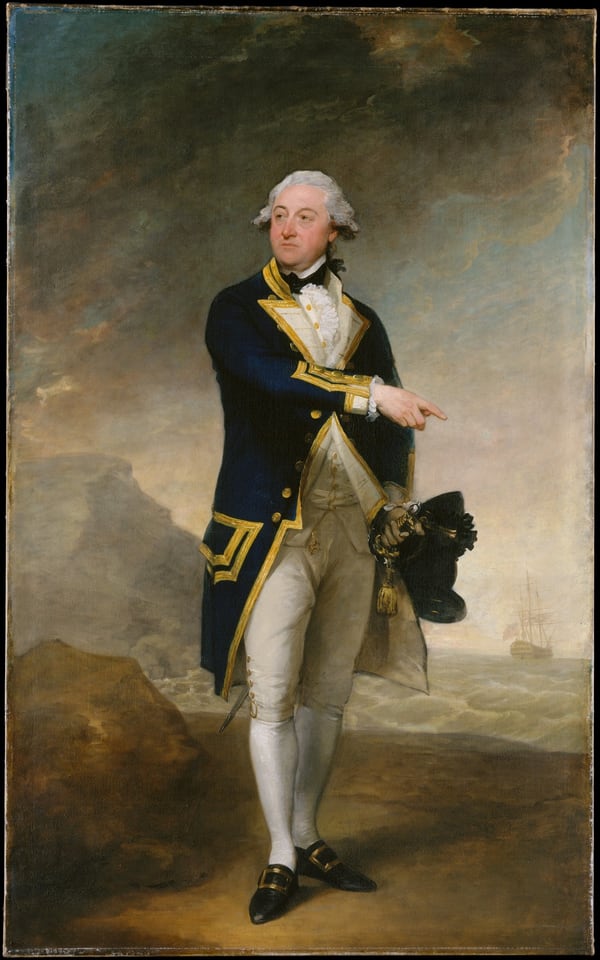 Captain John Gell, by Gilbert Stuart, 1785