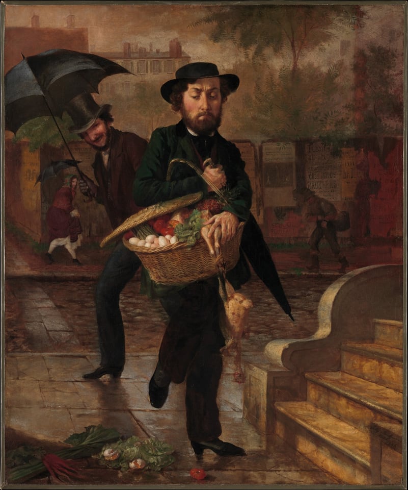 Young Husband: First Marketing, by Lilly Martin Spencer, 1854