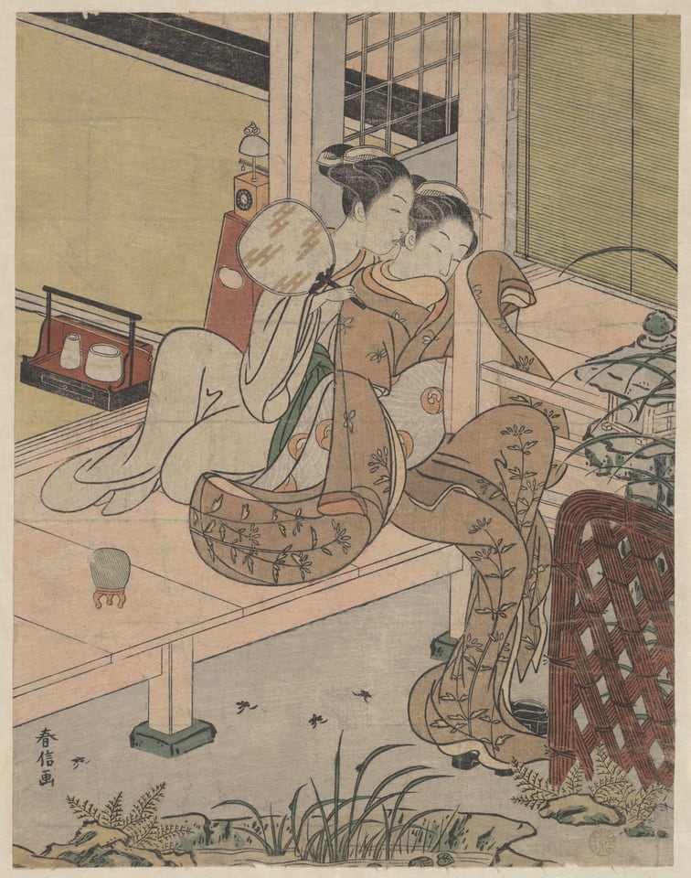 The Gossips, by Suzuki Harunobu, ca. 1767