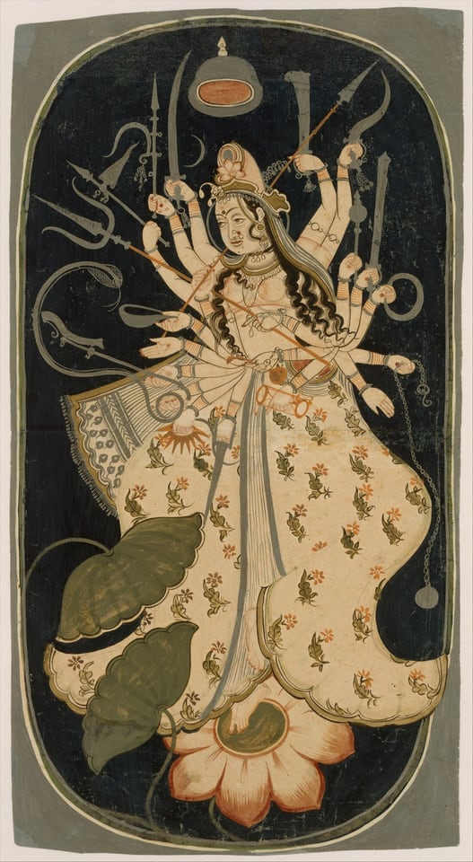 Mahadevi, the Great Goddess, ca. 1725