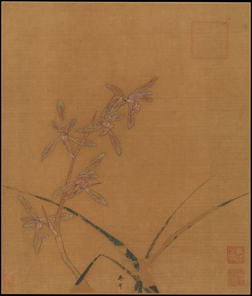 Orchids, by Ma Lin, second quarter of the 13th century