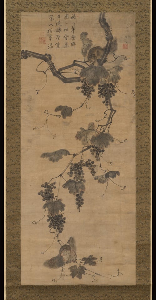 Grapevine and Squirrels, early 19th century