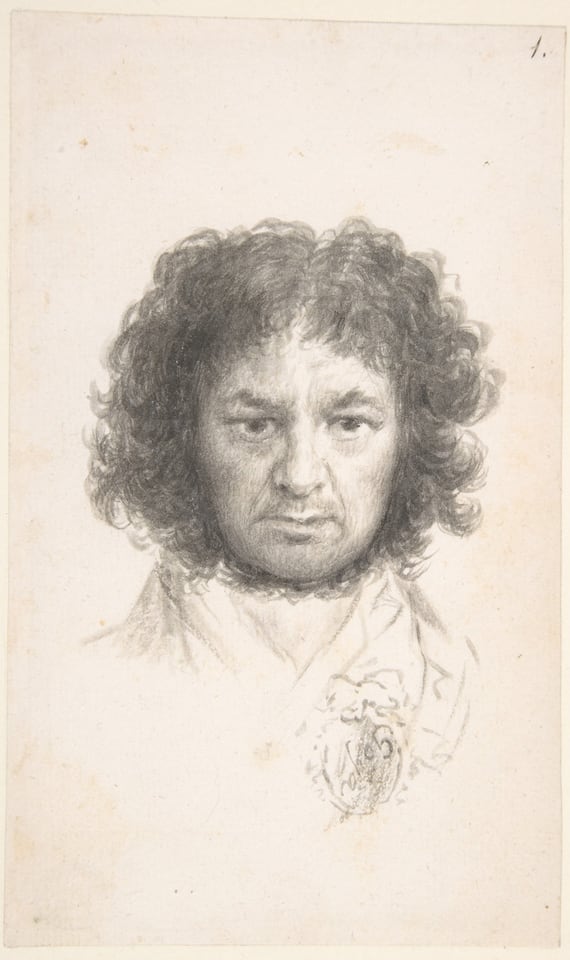 Self-Portrait, by Francisco Goya, ca. 1796